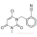 Benzonitrile, 2 - [(6-chloro-3,4-dihydro-3-méthyl-2,4-dioxo-1 (2H) -pyrimidinyl) méthyl] - CAS 865758-96-9